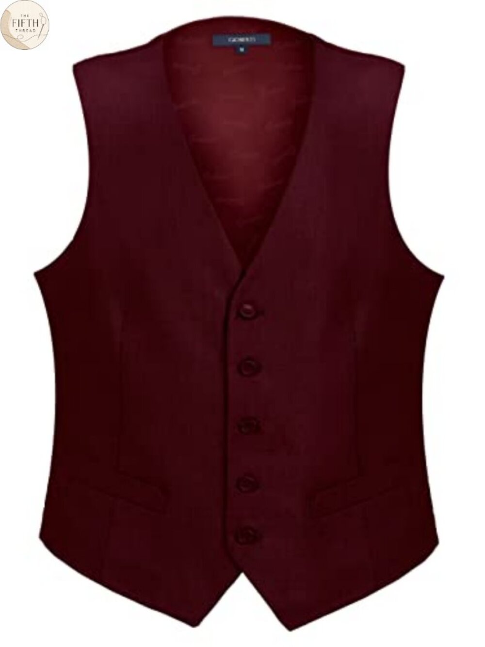 Gioberti Men's Formal Dress Vest Waistcoat for Wedding Prom Business